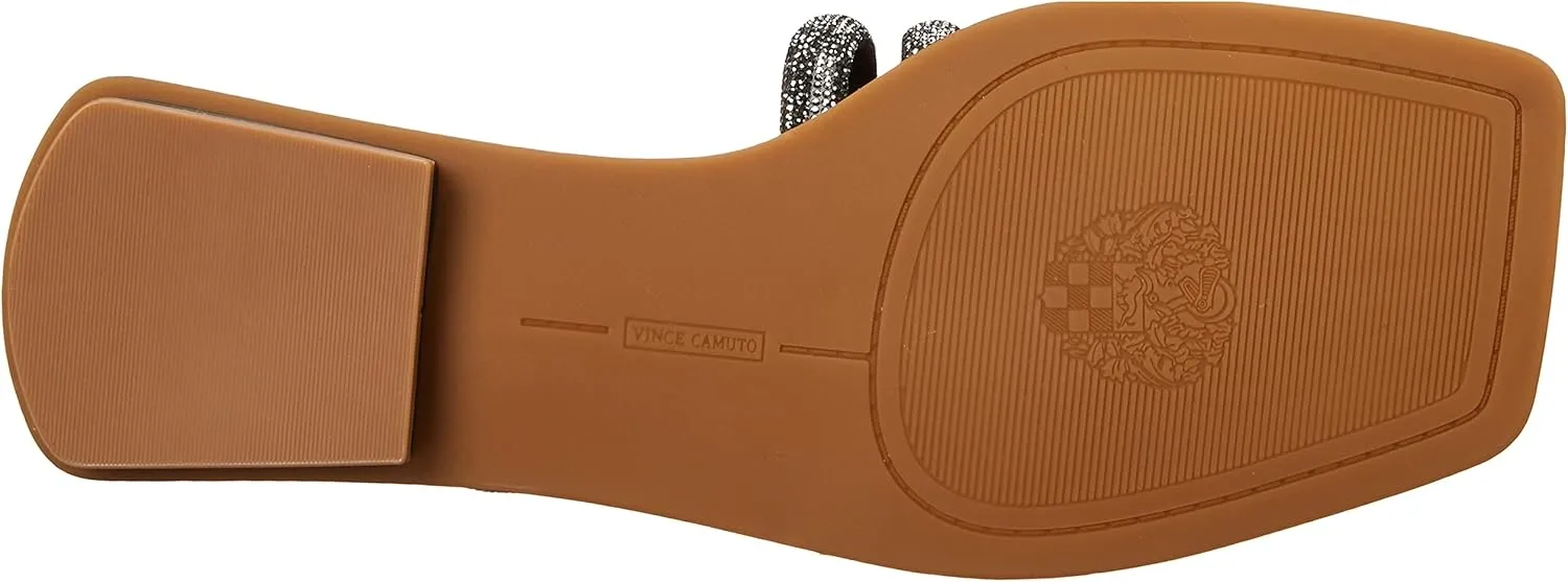 Vince Camuto Women's Footwear Peomi Crystal Strap Sandal Slide