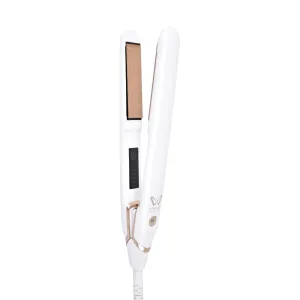 W -worldwide model- | Flat Iron Hair Straightener | Adjustable Temperature: 140~220℃ (284~428F) | Japanese Technology "Silk Plate" to Minimize Hair Damage