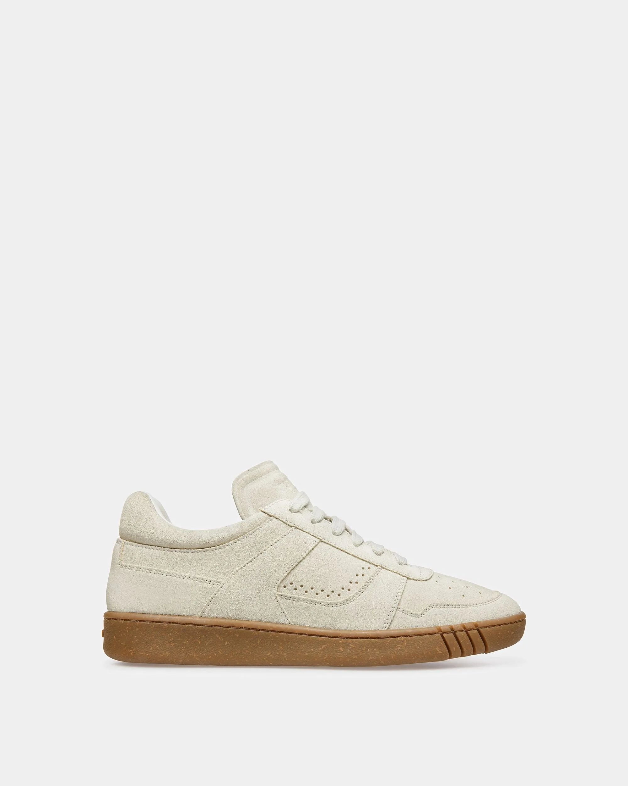 Weky Leather Sneakers In Dusty White