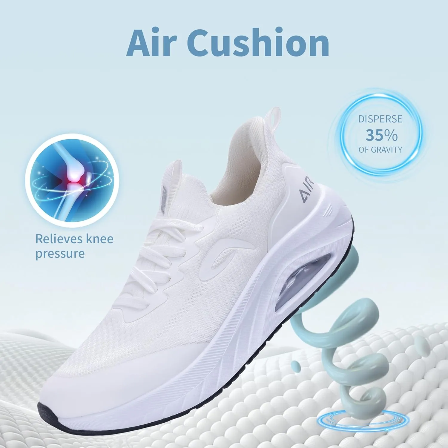 Wide Toe Box Mens Walking Shoes with Arch Support Wide Width Orthotic Sneaker for Plantar Fasciitis Slip On Tennis Running Shoes Size 8-13