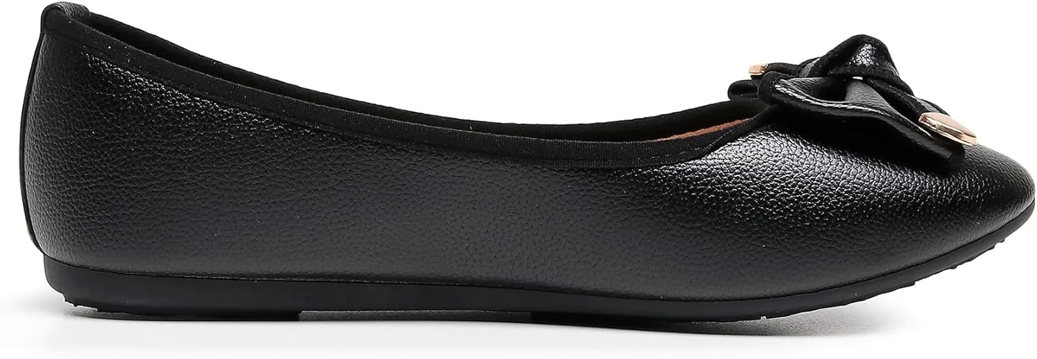 Women's Ballet Flat Shoes Fashion Bowknot Flats Round Toe Wedding Flats