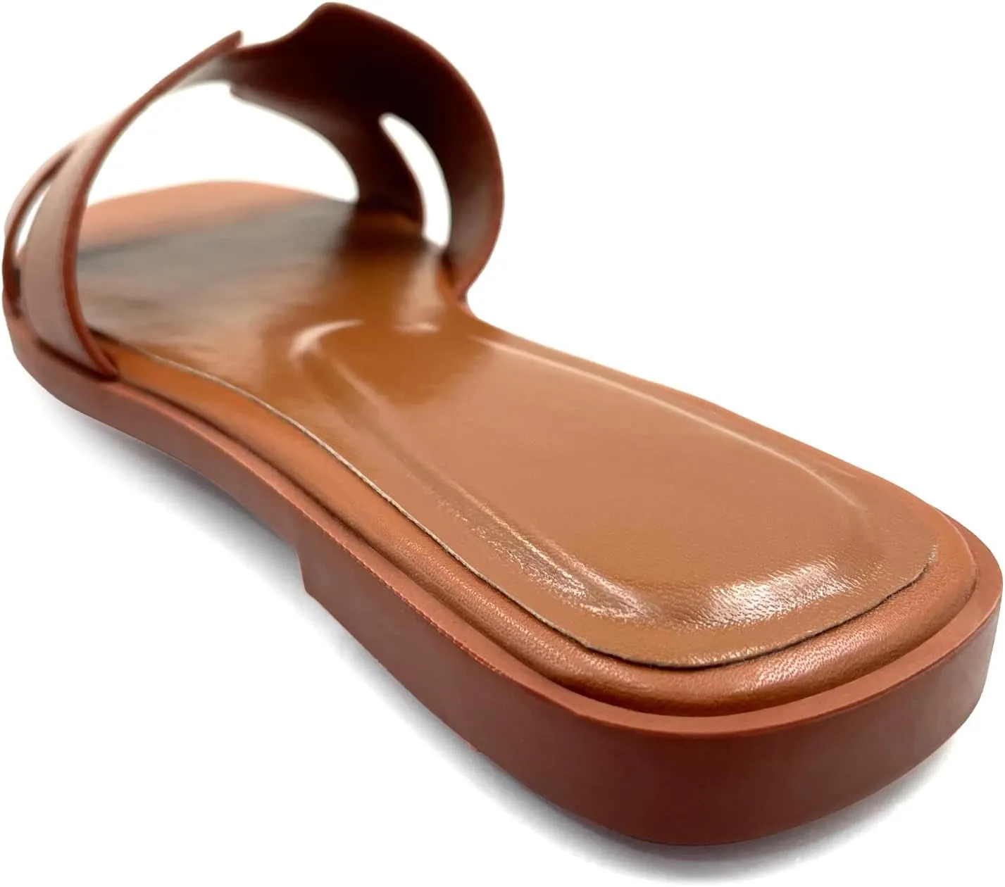 Women's Flat Sandals Slip On Slides Sandals Square Open Toe Fashion Slides Summer Beach Casual 2025