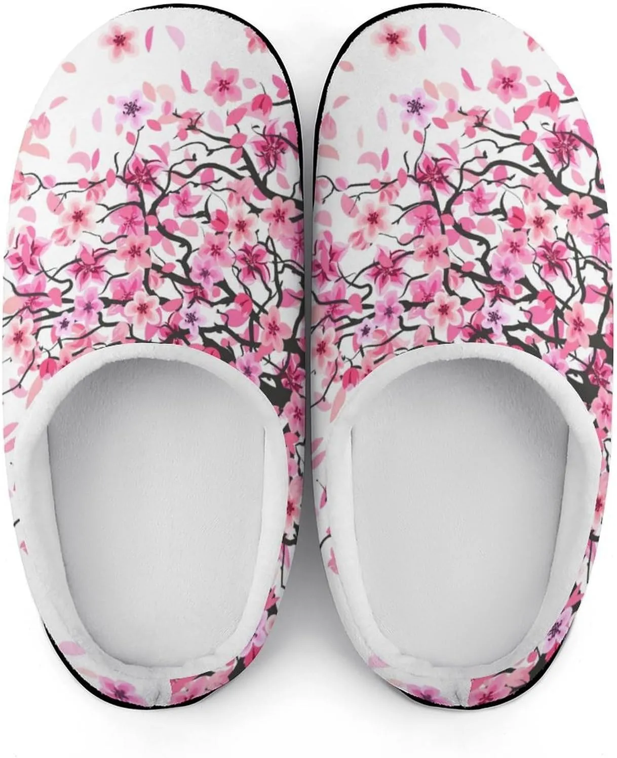 Womens Halloween Slippers Mens Memory Foam Cotton House Slippers Hard Sole Clog Slippers Slip-On Shoes Indoor Outdoors