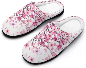 Womens Halloween Slippers Mens Memory Foam Cotton House Slippers Hard Sole Clog Slippers Slip-On Shoes Indoor Outdoors