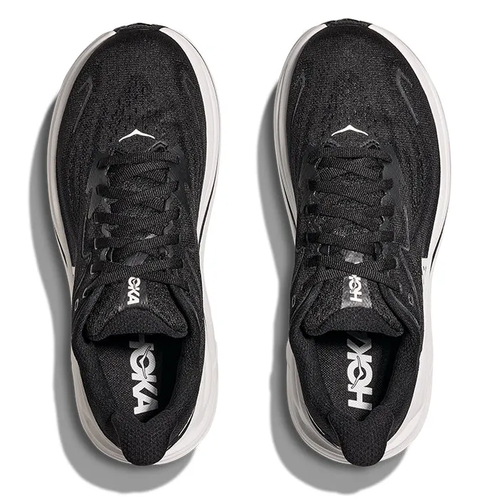 Womens Hoka Clifton 10 in Black/White