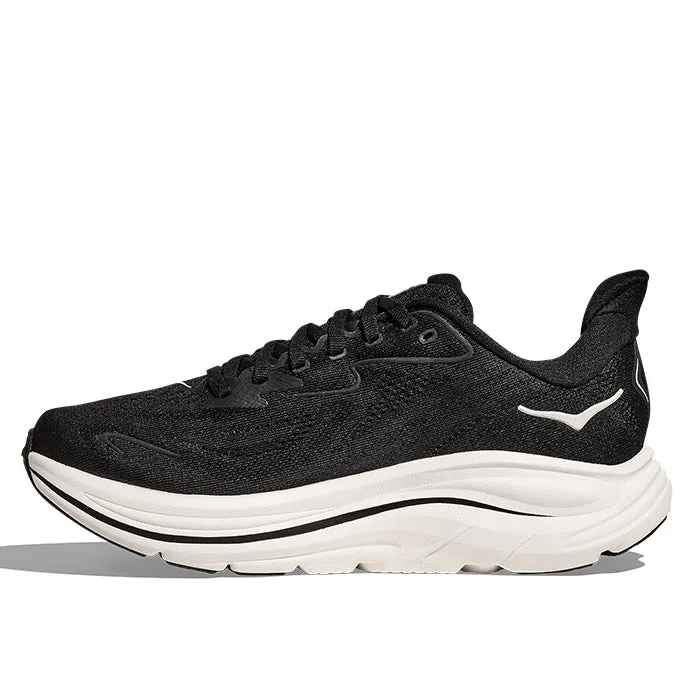 Womens Hoka Clifton 10 in Black/White