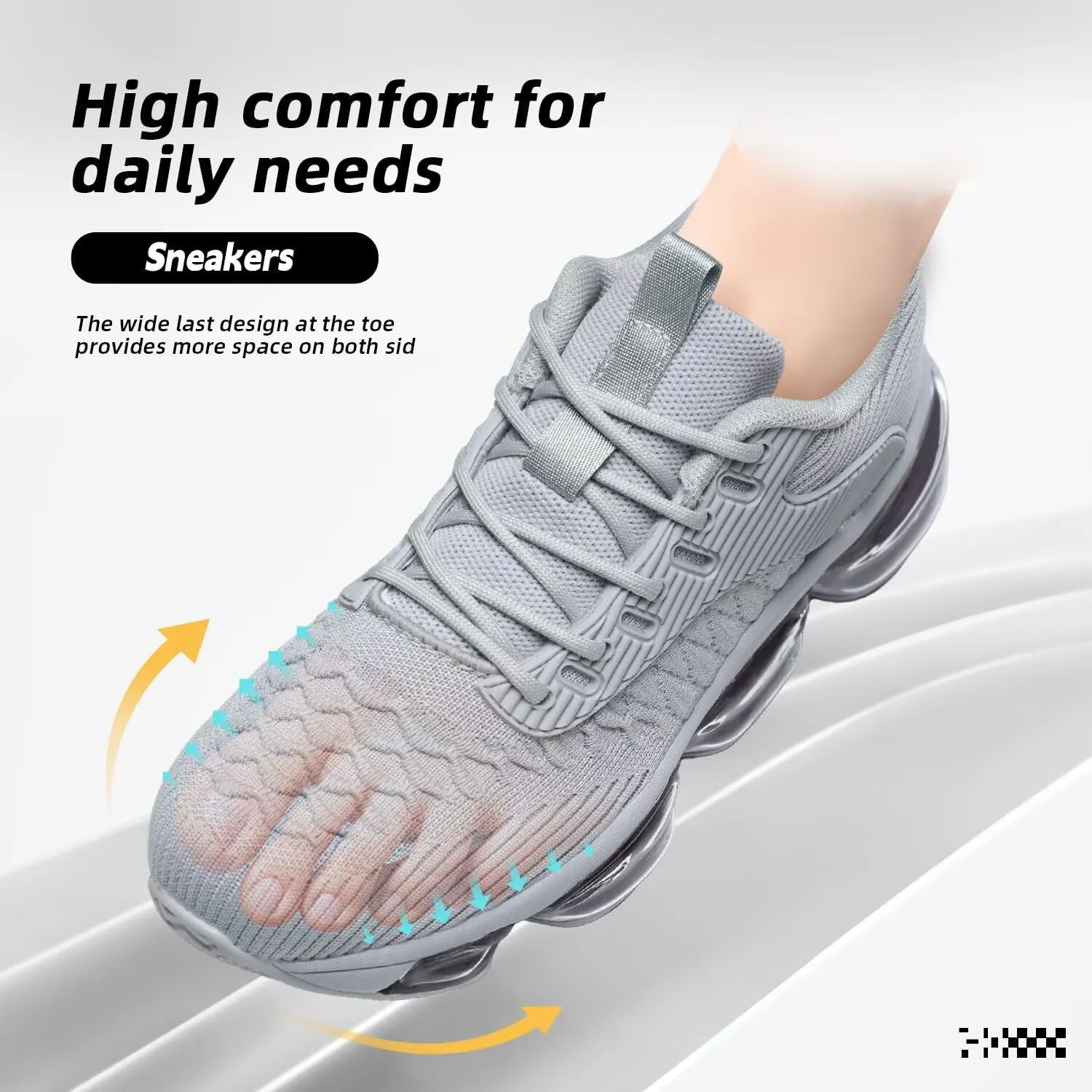 Womens Walking Running Shoes Air Cushion Breathable Fashion Tennis Sneakers Mesh Workout Casual Athletic Sports Gym