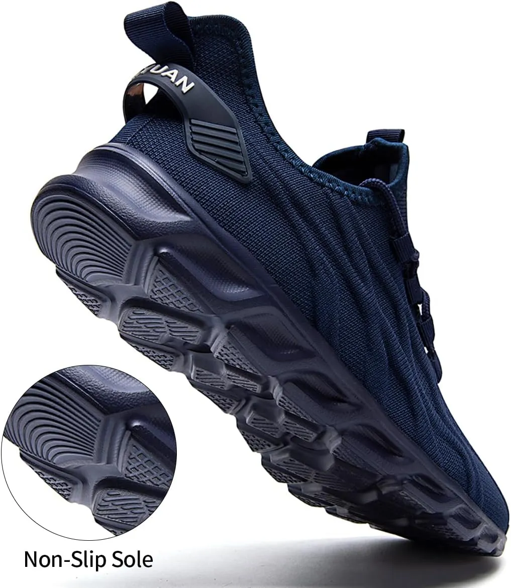 Womens Walking Shoes Slip On Sneakers Tennis Shoes Running Sport Workout Gym Shoes Athletic Non Slip Lightweight Breathable Fashion Casual Shoes for Travel Work