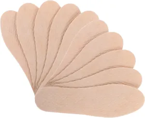 Wood Pulp Shoe Liners 20 Pairs Anti-Sweat Absorbent Thin Foot Care Inserts for Hiking Sports