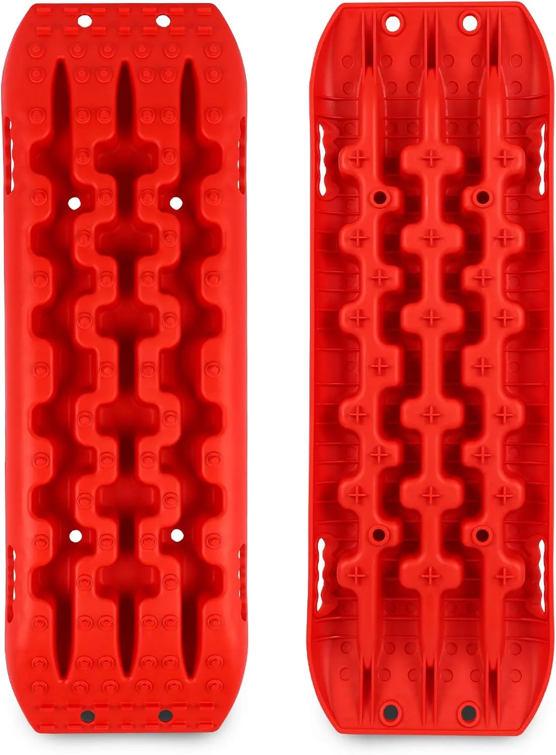 X-BULL New Recovery Traction Tracks Tire Ladder for Sand Snow Mud 4WD(Red)